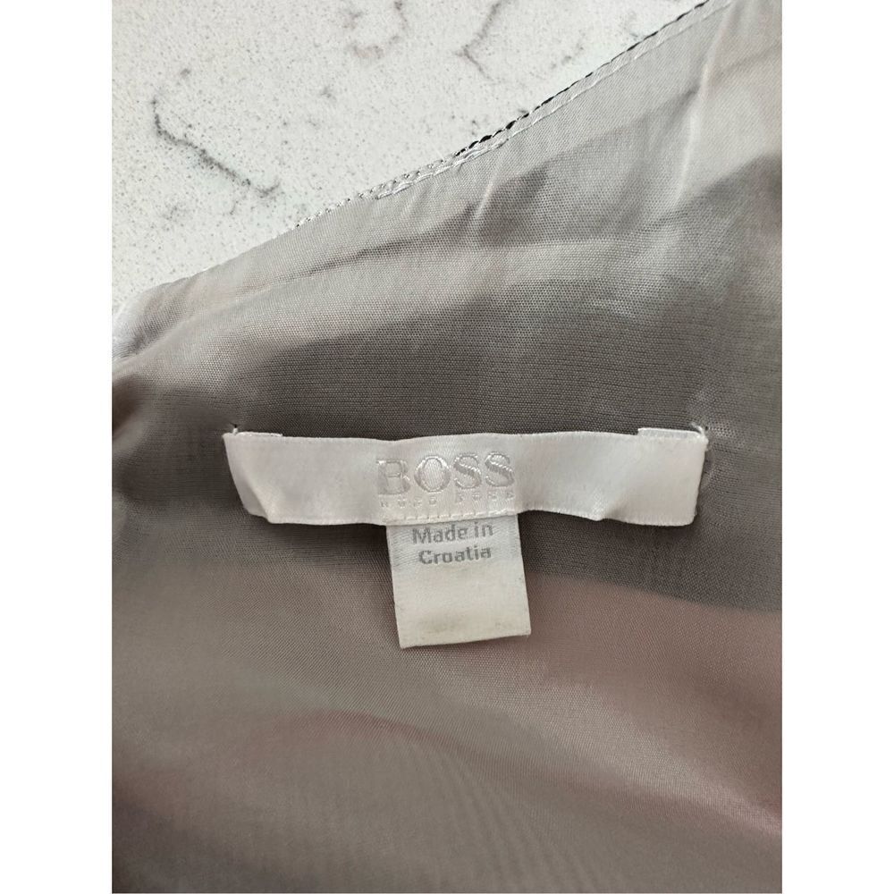 Hugo Boss Women's Striped Sleeveless Dilijana Fit & Flare Midi Dress Size 2 - Picture 5 of 8